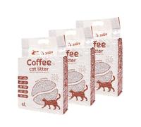 Arena para Gatos de Café ecológico Vegetal Arena Natural Aglomerante (Coffee-18L)