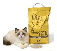 Arena para Gatos de Sepiolita Natural | Bajo Polvo, máxima absorción, antiolor y agrupación rápida. (10 Kg)