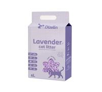 Arena para Gatos deTofu ecológico Vegetal Arena Natural Aglomerante (Lavender-6L)