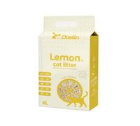 Arena para Gatos deTofu ecológico Vegetal Arena Natural Aglomerante (Lemon-6L)