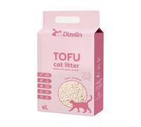 Arena para Gatos deTofu ecológico Vegetal Arena Natural Aglomerante (TOFU-6L)