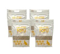 Arena para Gatos deTofu ecológico Vegetal Arena Natural Aglomerante (TOFU24LITROS)