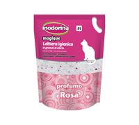 Inodorina Magique Gel Sílice Arena Para Gatos Perfume Rosa. 5 Litros 5 Litros