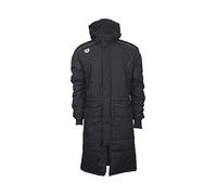 Arena Parka de natación unisex para adultos, forro polar sólido, abrigo de invierno, impermeable, chaqueta larga para mujeres y hombres, anorak para clima frío
