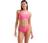 Arena performance bikini bandeau solid pink xxs - uk28