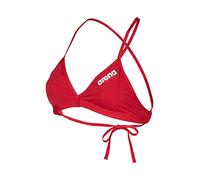 ARENA Performance Team Top Bikini Deportivo para Mujer, Bañador de Secado Rápido, Tejido Maxfit Eco Resistente al Cloro, Protección UV, Tejido Frontal Forrado