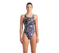 Arena Performance Women's Rockin Swim Tech Back Training Swimsuit Ladies Bathing Suit Traje de baño de una Sola Pieza, Multi Black/Water/Soft Green, 44 para Mujer