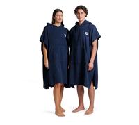 ARENA Poncho de algodón, color azul marino, talla L-XL