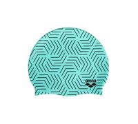 Arena Print 2 - Gorro de natación Unisex de Silicona para Adultos, Gorro de baño para Piscina para Mujeres y Hombres, Entrenamiento intensivo, cómodo, Antideslizante, Sombrero de natación de Pelo