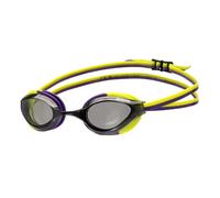 ARENA Python Racing - Gafas de natación unisex para adultos para hombres y mujeres, nadadores competitivos, antivaho, lente sin espejo, máxima comodidad, natación, humo/ciruela/lima ártica