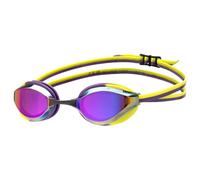 Arena Python Racing - Gafas de natación unisex para adultos para hombres y mujeres, nadadores competitivos, lente de espejo antivaho, máxima comodidad, doble correa, ajuste pequeño,