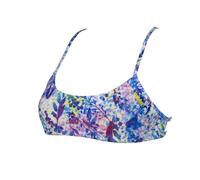 Arena Rulebreaker Play Bandeau Bikini Athletic Sport Swim Top for Women Traje de baño, Reflexion/Multi, XXS para Mujer