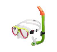 arena Set de Máscara y Snorkel para Niños, Máscara Buceo para el Mar, Boquilla de Snorkel para Niñas con Tecnología Anti-Infiltración, Tubo Flexible con Válvula de Purga, Silicona Hipoalergénica