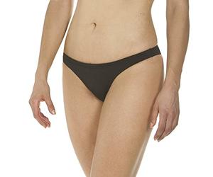 Arena Solid Bottom Braguita de Bikini, Negro (Black/White), 48