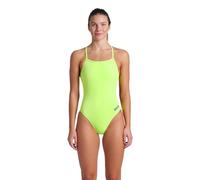 ARENA Solid Challenge Team Bañador Completo Mujer, Traje de Baño Mujer de Secado Rápido, Bañador Deportivo en Tejido MaxLife Eco Resistente al Cloro, Protección UV, Tejido Frontal Forrado
