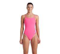 Arena Solid Challenge Team Bañador Completo Mujer, Traje de Baño Mujer de Secado Rápido, Bañador Deportivo en Tejido MaxLife Eco Resistente al Cloro, Protección UV, Tejido Frontal Forrado