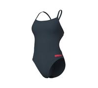 ARENA Solid Challenge Team One Piece Traje de Baño para Mujer, Traje de Baño de Secado Rápido, Ropa Baño Deportiva en Tejido MaxLife Eco con Máxima Resistencia al Cloro y Protección UV UPF 50+