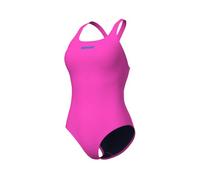 arena Solid Swim Pro Team Bañador de una Pieza para Mujer, Bañador Deportivo de Secado Rápido en Tejido MaxLife Eco con Máxima Resistencia al Cloro y Protección UPF 50+ contra los Rayos UV