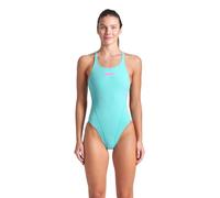 ARENA Solid Swim Tech Team Bañador Completo Mujer, Traje de Baño Mujer de Secado Rápido, Bañador Deportivo en Tejido MaxLife Eco Resistente al Cloro y Protección UV, Tejido Frontal Forrado