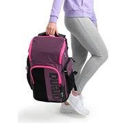 arena Spiky III 45 Mochila para Piscina, Natación, Gimnasio, Deporte y Ocio, Tejido Repelente al Agua con Tirantes Acolchados, Incluye Bolsas para la Humedad, 45 Litros