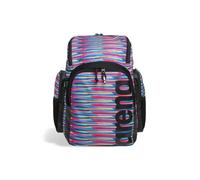 ARENA Spiky III - Bolsa Unisex para Viaje, Gimnasio, Bolsa de Equipo de Entrenamiento para Nadadores, 35 litros, patrón Tiras de Carreras