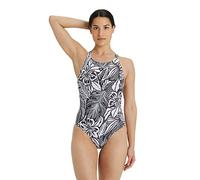 Arena Swimsuit Swim Pro Back Allover Bañador, Mujer, Black Multi, 42