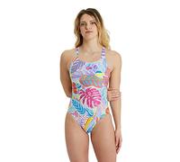 Arena Swimsuit Swim Pro Back Allover Bañador, Mujer, White Multi, 34
