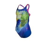 Arena Swimsuit Swim Pro Back Placement Bañador, Niñas, Royal/Freak, 10/11