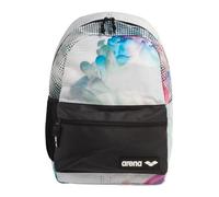 Arena Team 30 Mochila Unisex para Hombres y Mujeres, Bolsa de Equipo de Entrenamiento de Gimnasio para Nadadores, 30 litros, Cepillo de Aire Blanco
