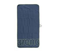 Arena Smart Plus Gym Towel Toalla de Deporte, Unisex-Adult, Navy-Lime, TU