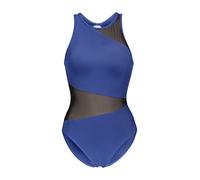 ARENA Traje de baño 'ANGLE VENT BACK MESH' azul / negro M azul / negro