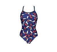 Arena Traje de baño de una Pieza de Entrenamiento atlético MaxLife con Estampado Ligero para Mujer
