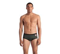 ARENA Traje de baño deportivo con logotipo grande y cintura baja para hombre