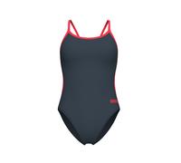 ARENA Traje de baño 'Lace Back Solid' gris oscuro / naranja S gris oscuro / naranja