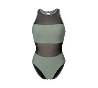 ARENA Traje de baño 'MESH PANEL VENT BACK' jade / negro XS jade / negro