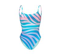 ARENA Traje de baño 'WATER PRINTS' azul / aqua / azul claro / rosa M azul / aqua / azul claro / rosa