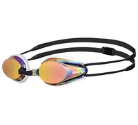 ARENA Tracks Mirror Gafas de Natación Unisex, Gafas de Competición para Adultos, Lentes de Espejo Antiempañamiento, Protección UV, 4 Puentes Nasales Intercambiables, Juntas de Silicona