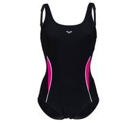 Arena W Alissa U Back One Piece Low Cut C-cup Black-rose Violet-wh Talla: 38 | Bañadores Outlet | Mujer | Negro