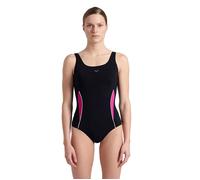 Arena W Alissa U Back One Piece Low Cut C-cup Black-rose Violet-wh Talla: 52 | Bañadores Outlet | Mujer | Negro