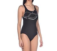 Arena W Essentials Swim Pro Back One Piece Bañador Deportivo Arena Para Mujer Essentials, Mujer, Black-White, 36