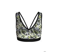 Arena W Gym V-Neck - Sujetador Deportivo para Mujer, Mujer, Sujetador Deportivo, 001202, Verde (Camou Soft Green/Black), L