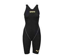 Arena W Pwsk Carbon Core Traje de baño, Mujer, Black/Gold, 34
