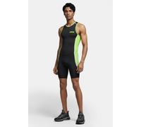 Arena W Rear Zip Trisuit St Black,pea_green Talla: L | Bañadores Outlet | Mujer | Negro