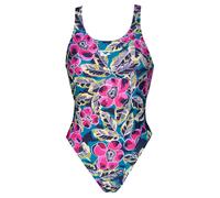 Arena W Tropical Sketch Swim Tech One Piece Green Multi Talla: 28 | Bañadores Outlet | Mujer | Verde