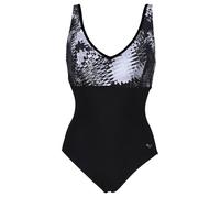 Arena W Zora Wing Back One Piece D-cup Black Multi-black Talla: 38 | Bañadores Outlet | Mujer | Negro