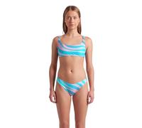 ARENA Water Prints Bikini de Tirantes Mujer, Traje de Baño en Tejido Elástico Reciclado de Secado Rápido, Bikini para Playa y Piscina con Copas Extraíbles y Top con Lazos