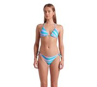 ARENA Water Prints Bikini Mujer, Traje de Baño en Tejido Elástico Reciclado de Secado Rápido, Bikini para Playa y Piscina con Copas Extraíbles, Top y Braguitas con Lazos