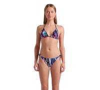 ARENA Water Prints Bikini Mujer, Traje de Baño en Tejido Elástico Reciclado de Secado Rápido, Bikini para Playa y Piscina con Copas Extraíbles, Top y Braguitas con Lazos