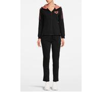 Arena Woman Hoodie Tracksuit Full Zip A-afw805 Black-winetasting 1 Talla: XS | Chaquetas Deportivas Outlet | Mujer | Negro
