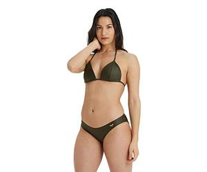 ARENA Women's Bikini Triangle Solid Dos Piezas, Mujer, Dark Olive, 40